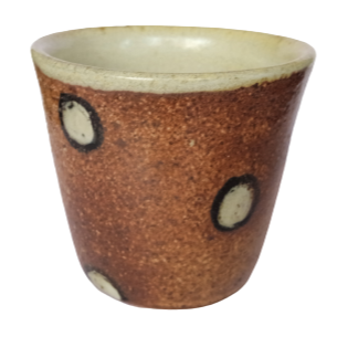  Polka dot ceramic coffee cup india