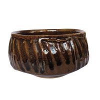 Thumbnail for Antique Brown Stoneware Bowl