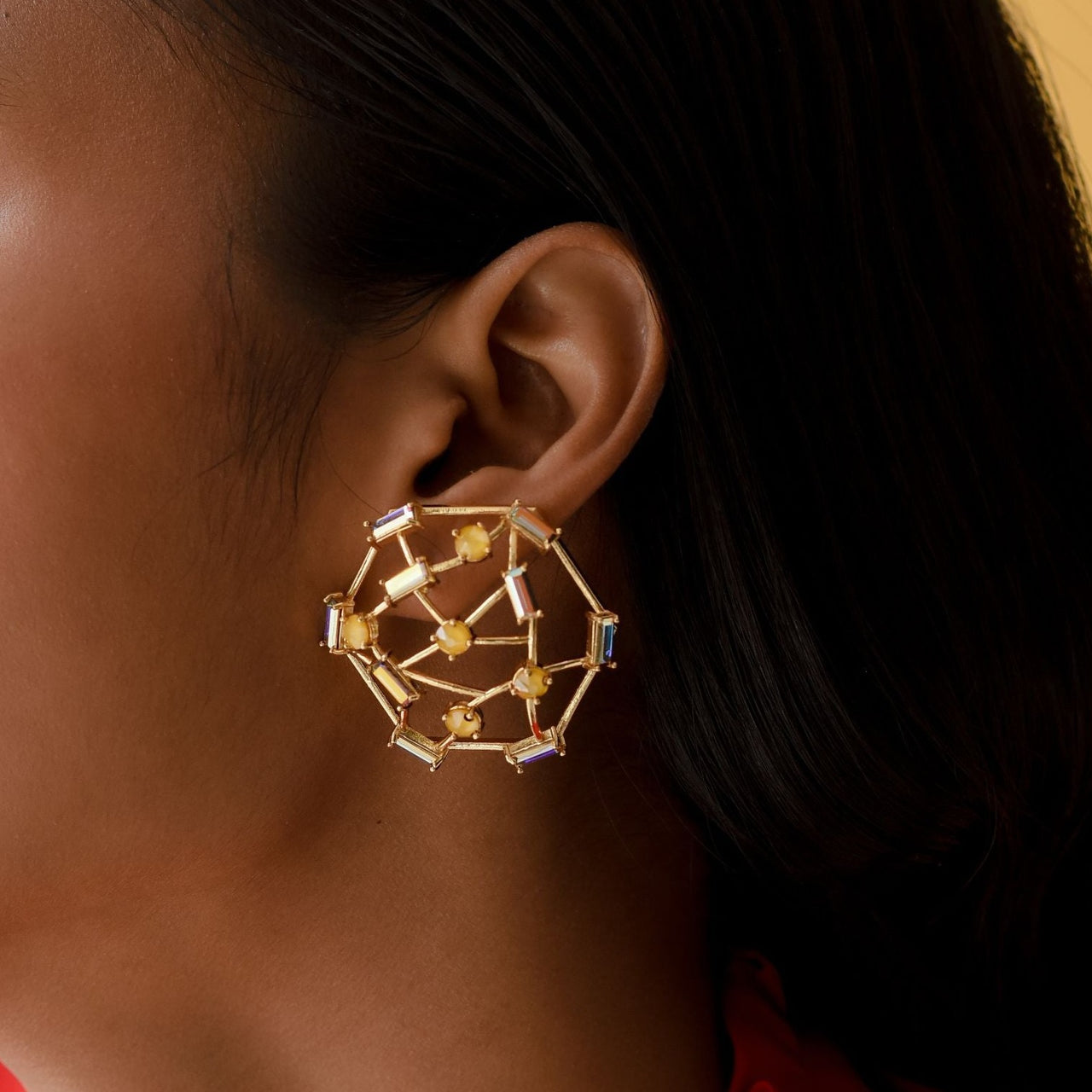 Spider web trendy earrings online