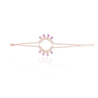 Thumbnail for swarovski rose coloured bracelet
