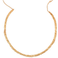 Thumbnail for Molten gold finish Choker neckpiece - Meraki