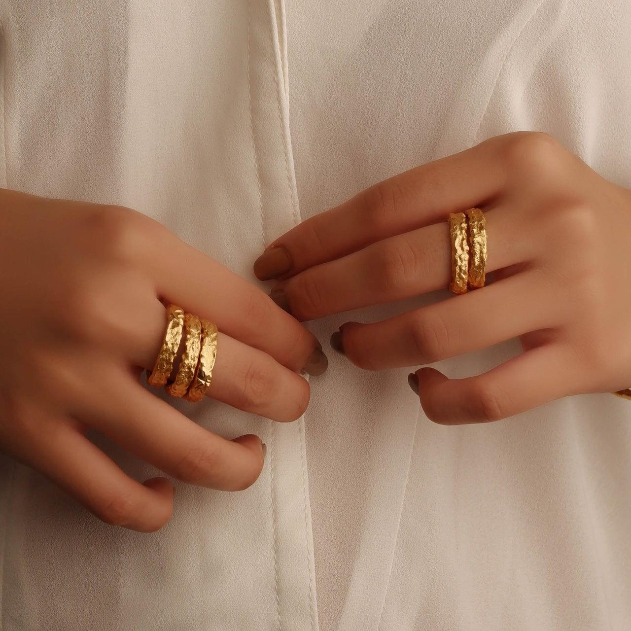stackable ring gold