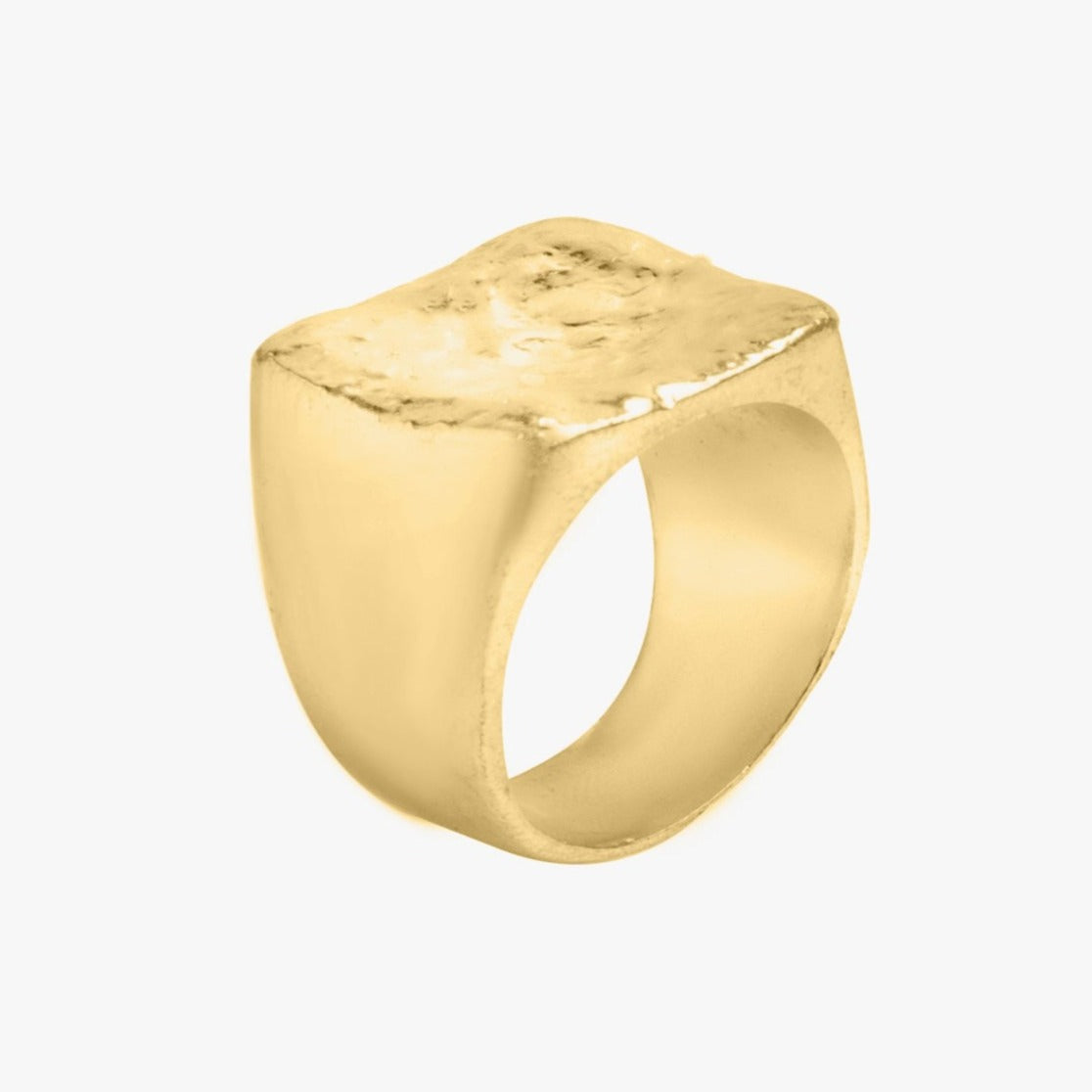 EQV - Boxy Boss Ring Gold