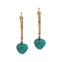 Thumbnail for Turquoise gemstone earrings