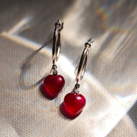 Thumbnail for red crystal earrings