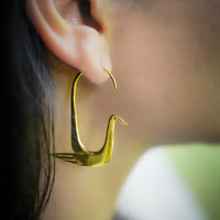 Thumbnail for Gorgeous Gold Plated Swan earring 