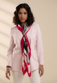 Thumbnail for Light pink scarf with out tassel