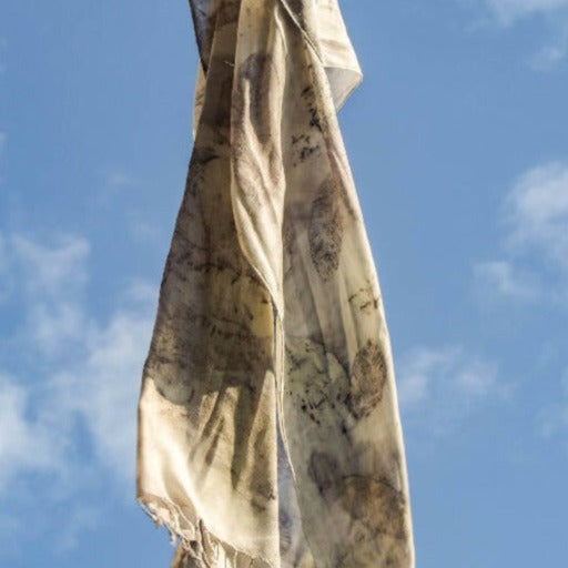 Sustainable eco printed scarves