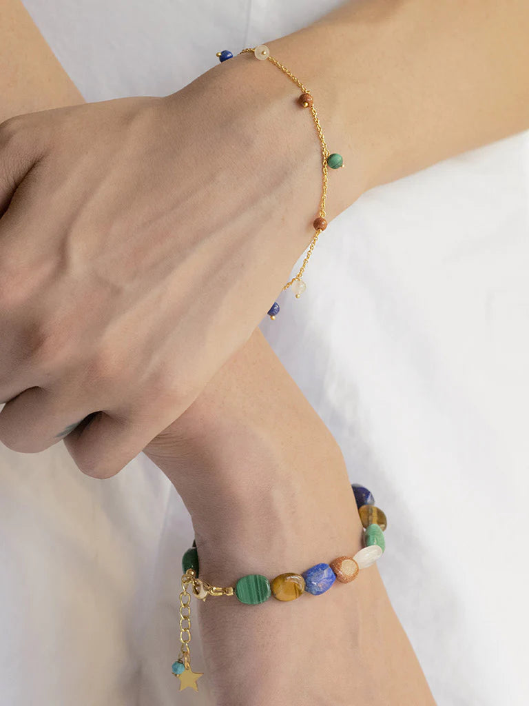 chain bracelet gold women's - galaxaia