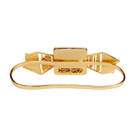 Thumbnail for Designer handlet, palm cuff bracelet in gold 