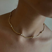 Thumbnail for Freshwater pearl necklace choker