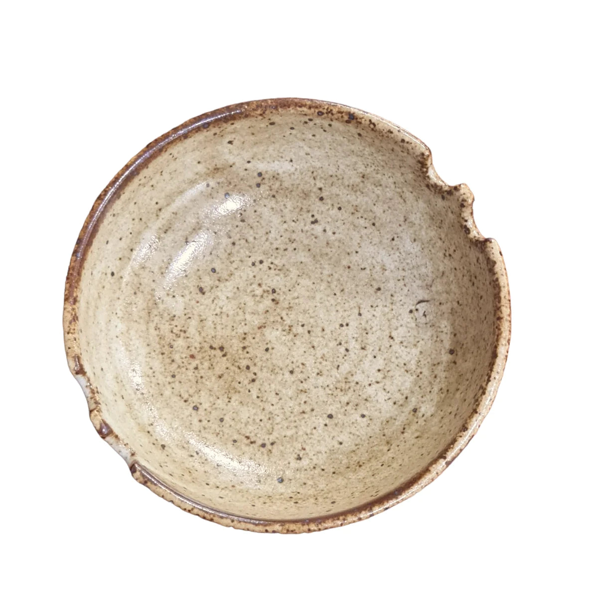 Glazed Ceramic Ramen Bowl Brown