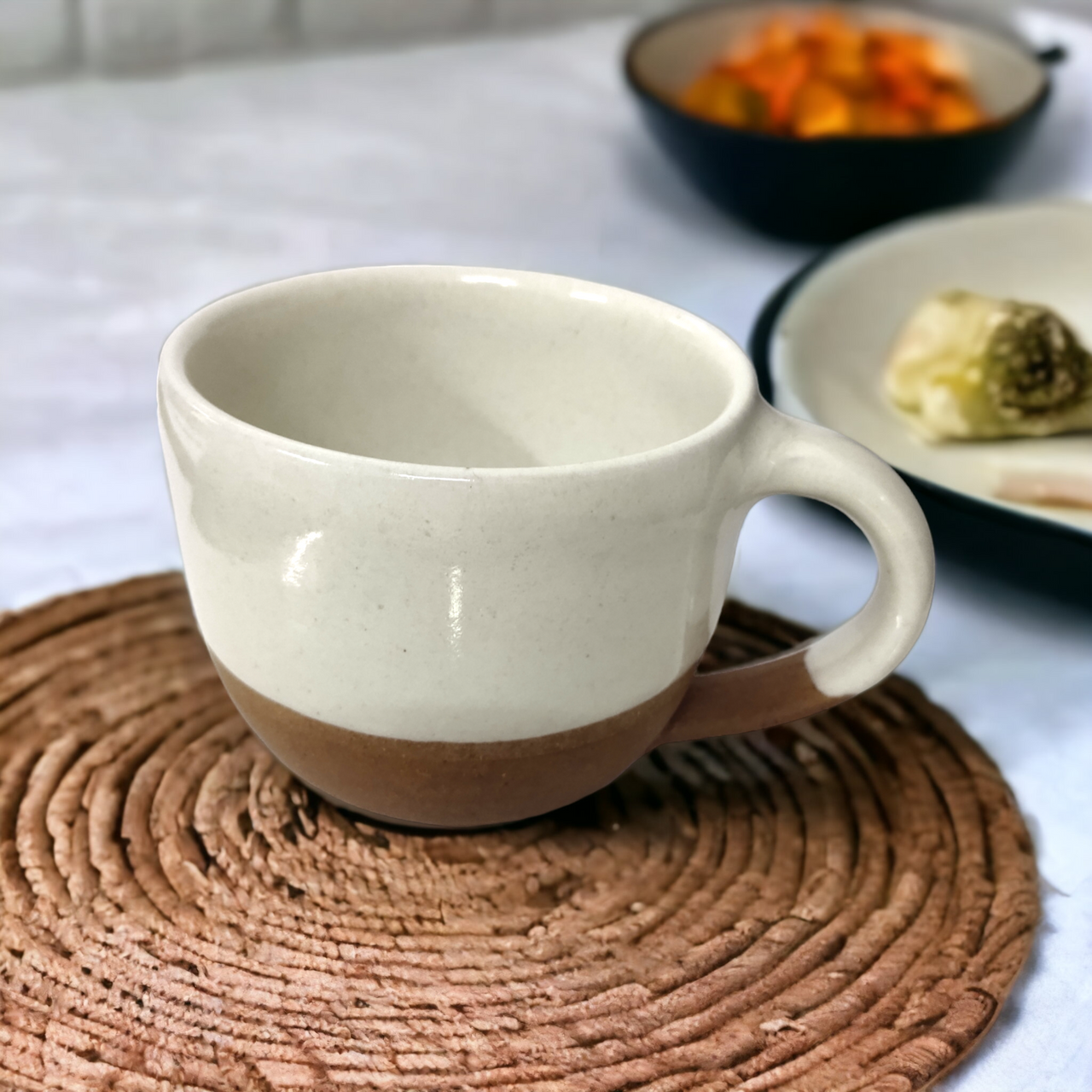 Small White Coffee Cup
