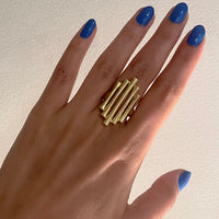 Thumbnail for Modern Contemporary Gold Ring Design