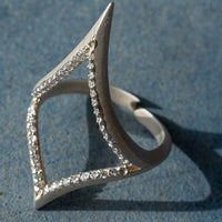 Thumbnail for rhombus ring  adjustable ring