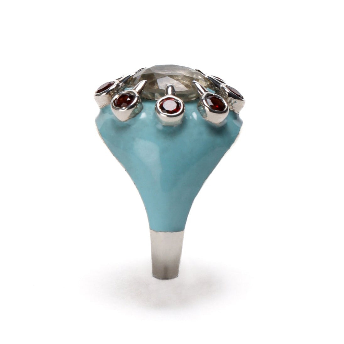 Silver Turquoise Stone Rings