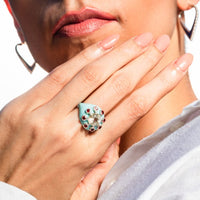 Thumbnail for turquoise stone ring for ladies