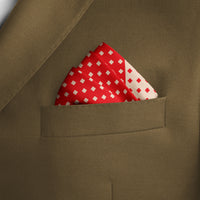 Thumbnail for Wedding pocket square with floral design