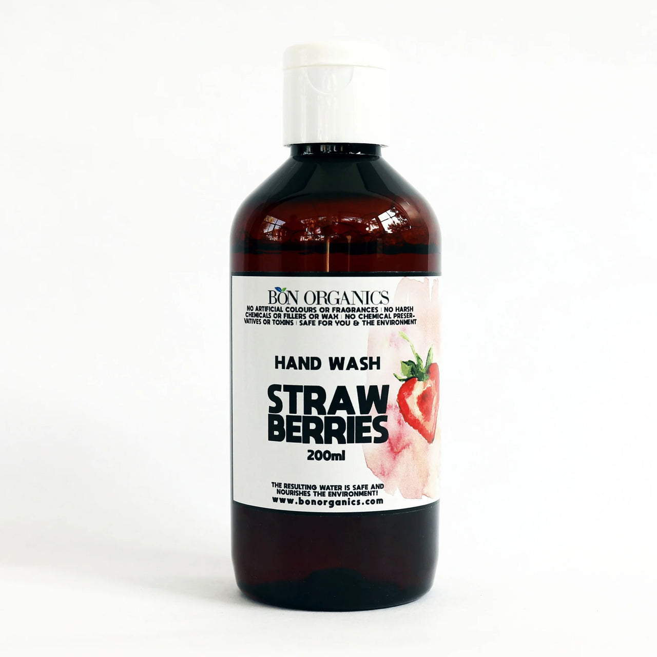 eco friendly hand wash with strawberry