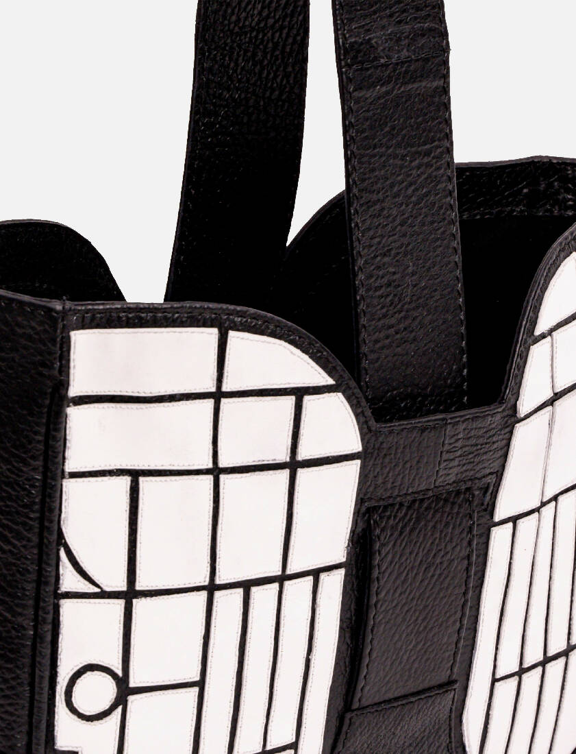 Nord-Sud Handbag | Designer Shoulder Bag for Women | Black | ShopMeraki.in