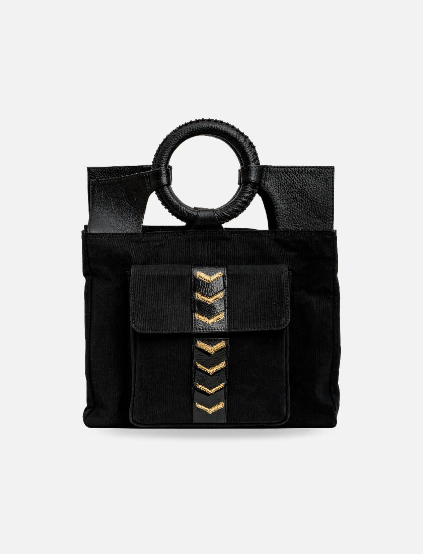 leather mini tote bag