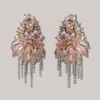 Thumbnail for Silver and pink earrings