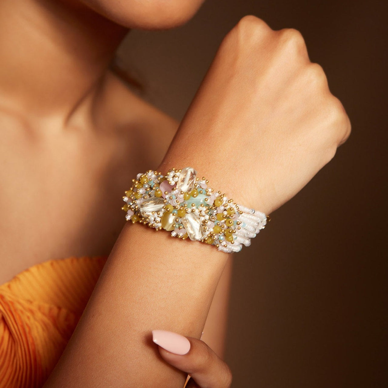DORO - Multicolour Stone Bracelet For Contemporary Wear - Meraki Lifestyle Store
