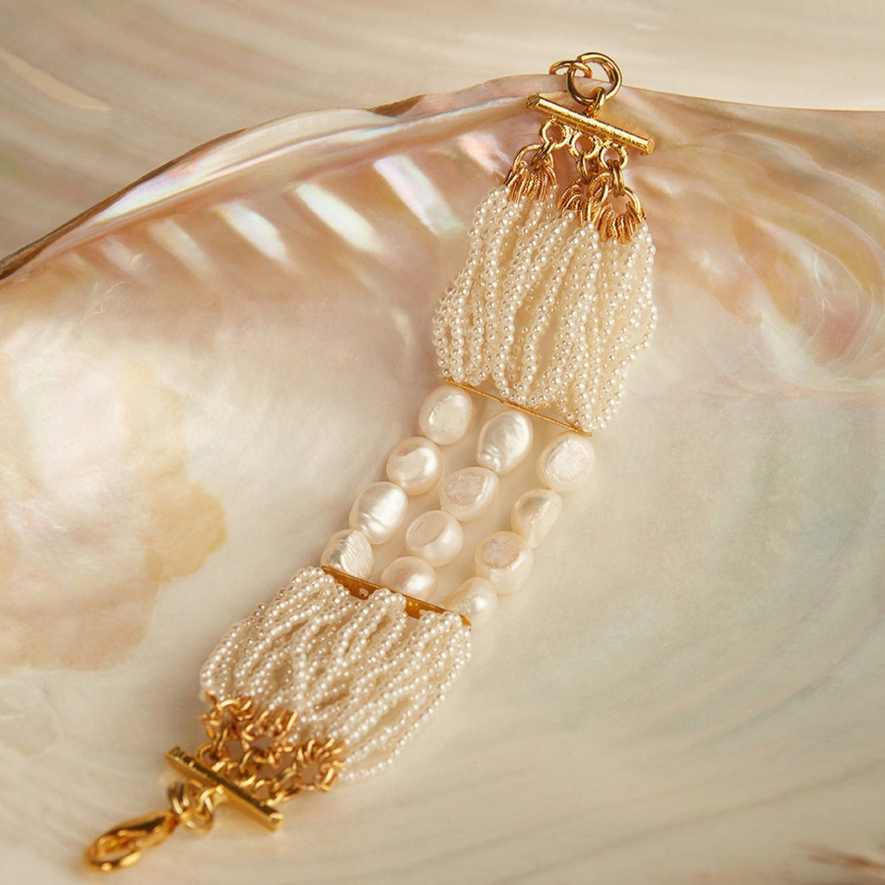 real freshwater pearl bracelet