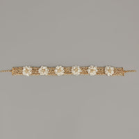 Thumbnail for Fancy Headband with Pearls And Golden Beads for women