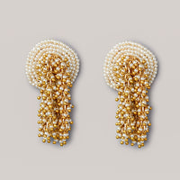 Thumbnail for Gold Plated Versatile Heritage Pearl Earring