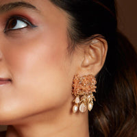 Thumbnail for gold color earrings for women