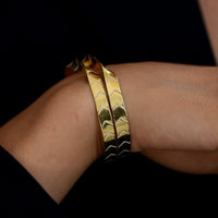 Thumbnail for Gold Plated double twisted bracelet 