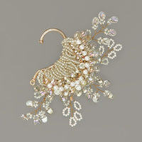 Thumbnail for Doro - Contemporary Bridal White Snow Pearl Earcuffs - Meraki Lifestyle Store