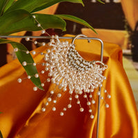 Thumbnail for Doro - Statement Bridal Peach Beaded Earcuffs - Meraki Lifestyle Store