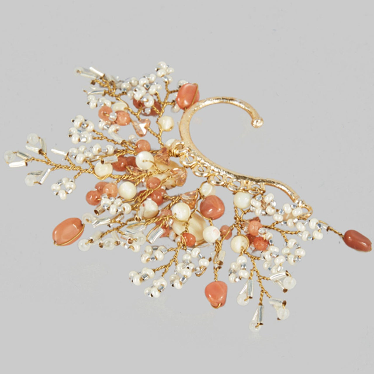 Antiopa Coloured Ear Cuff - Pearls- Meraki