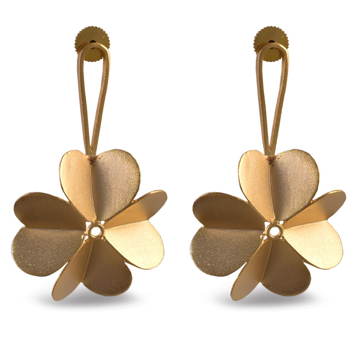 Flower Design drop Earrings