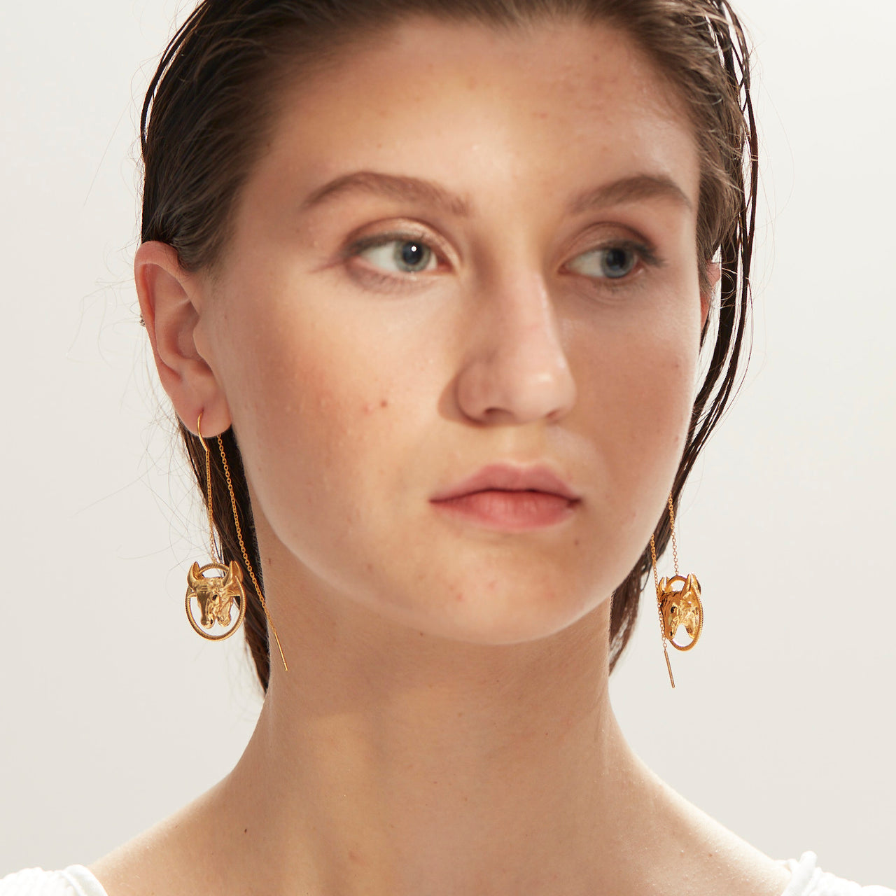 Gold plated Chain Earrings
