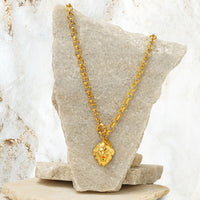 Thumbnail for lion pendant chain gold plated