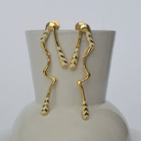 Thumbnail for Women office wear earrings gold