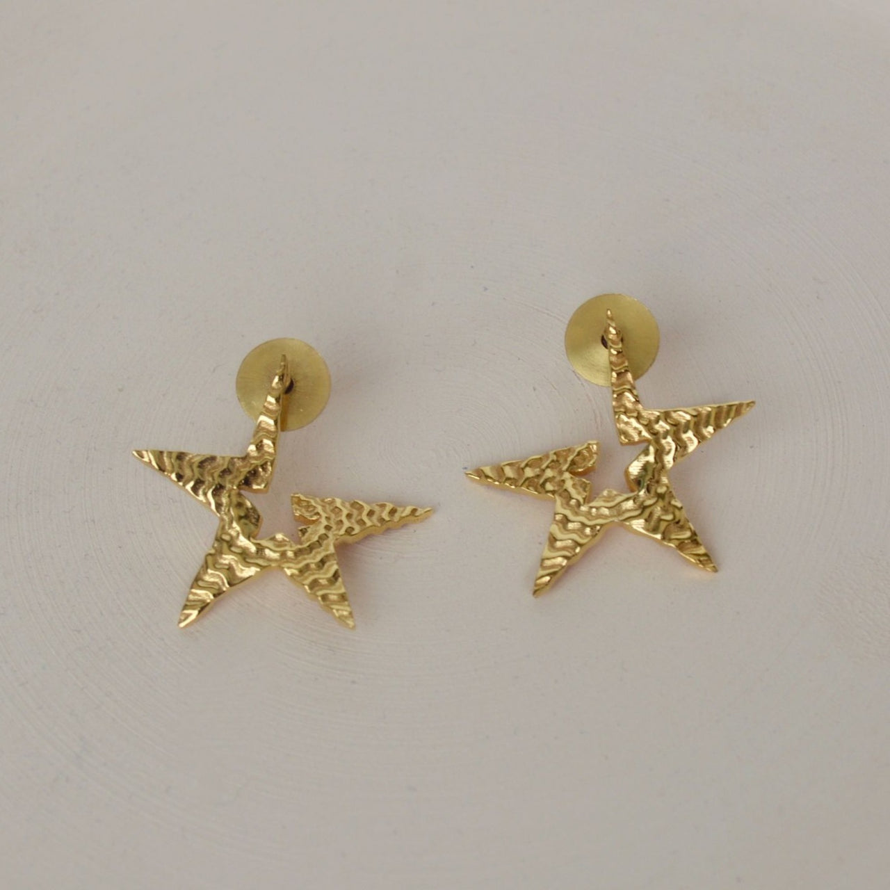 Gold covering earrings online shopping in india