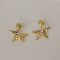 Thumbnail for Gold covering earrings online shopping in india