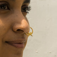 Thumbnail for latest nose ring design | middle nose ring