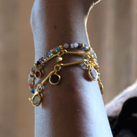 Thumbnail for Noyra - Naulakha Bracelet - Semi-Precious Stones