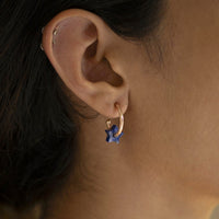 Thumbnail for lapis lazuli hoop earrings jewelry