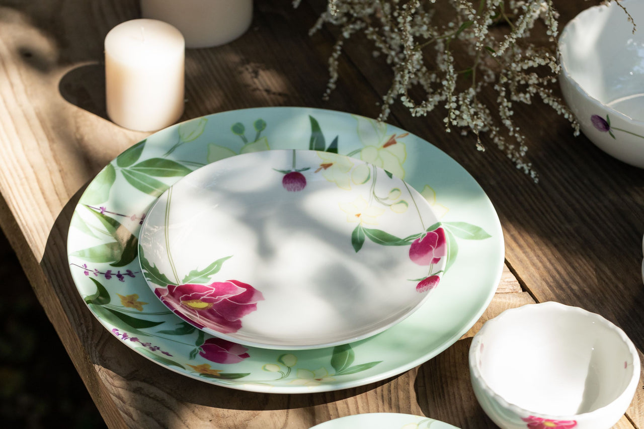 Fine Porcelain Plates | Floral Plates