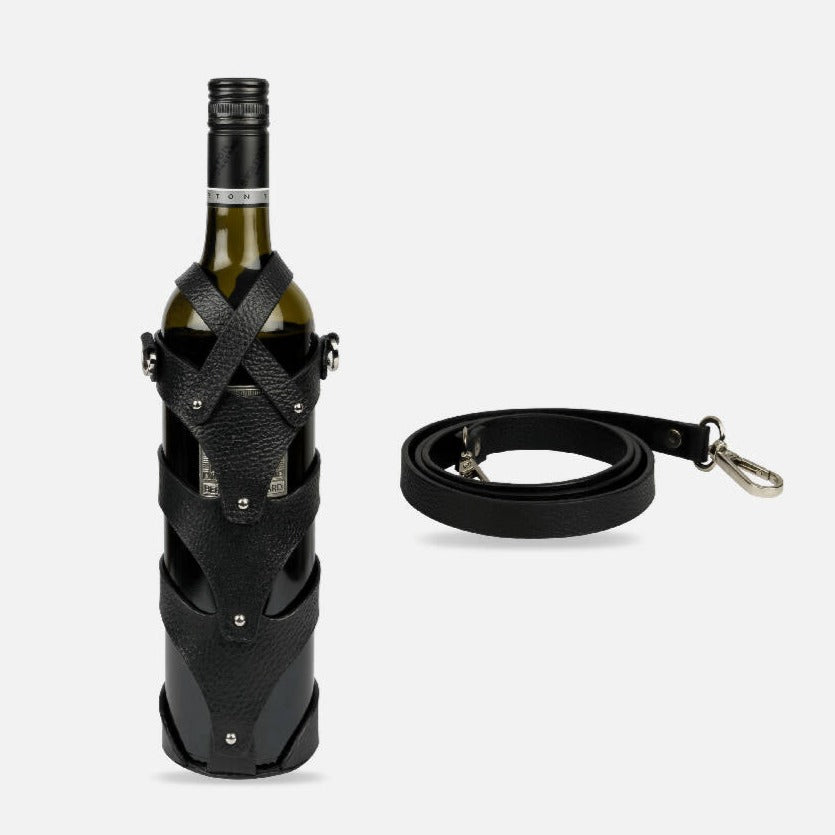 Armure Bottle Leather Wine Case for Men's Fashion Accessories