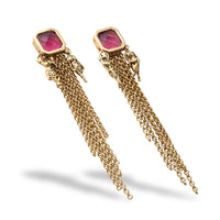 Thumbnail for Red stone Earrings