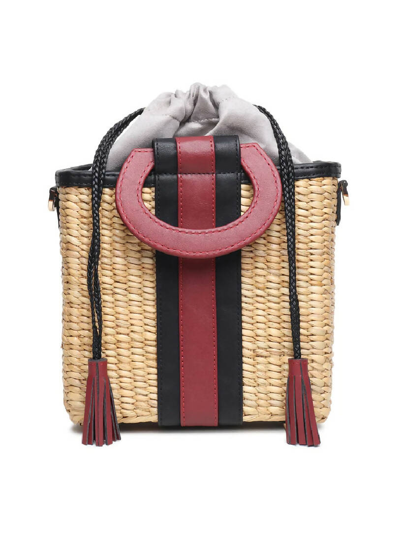 Vegan Leather Designer Bags - Water Reed Basket