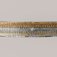 Thumbnail for DORO - Silver Golden Versatile Occasion Wear Waist Belt - Meraki Lifestyle Store