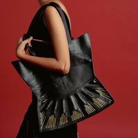 Thumbnail for Large, black Urumi tote bag for women from Shop Meraki